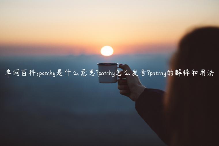 单词百科:patchy是什么意思?patchy怎么发音?patchy的解释和用法