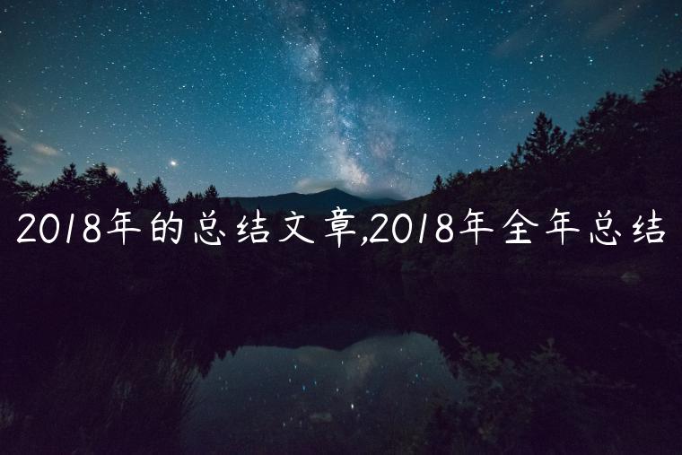 2018年的总结文章,2018年全年总结