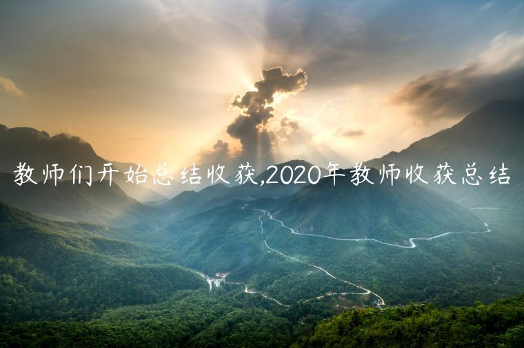 教师们开始总结收获,2020年教师收获总结