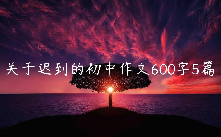 关于迟到的初中作文600字5篇