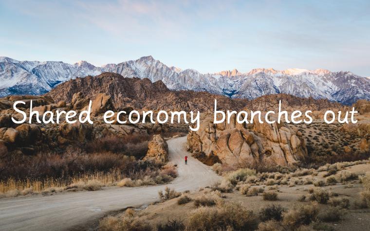 Shared economy branches out