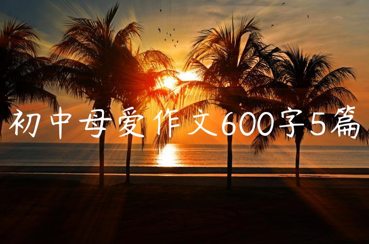 初中母爱作文600字5篇