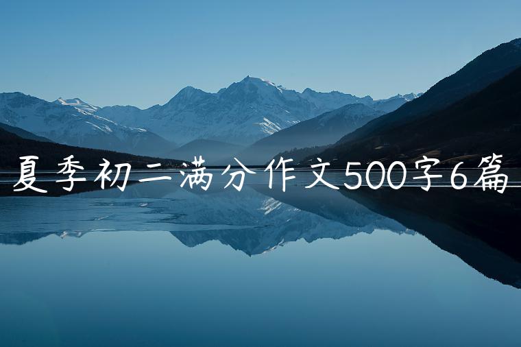 夏季初二满分作文500字6篇